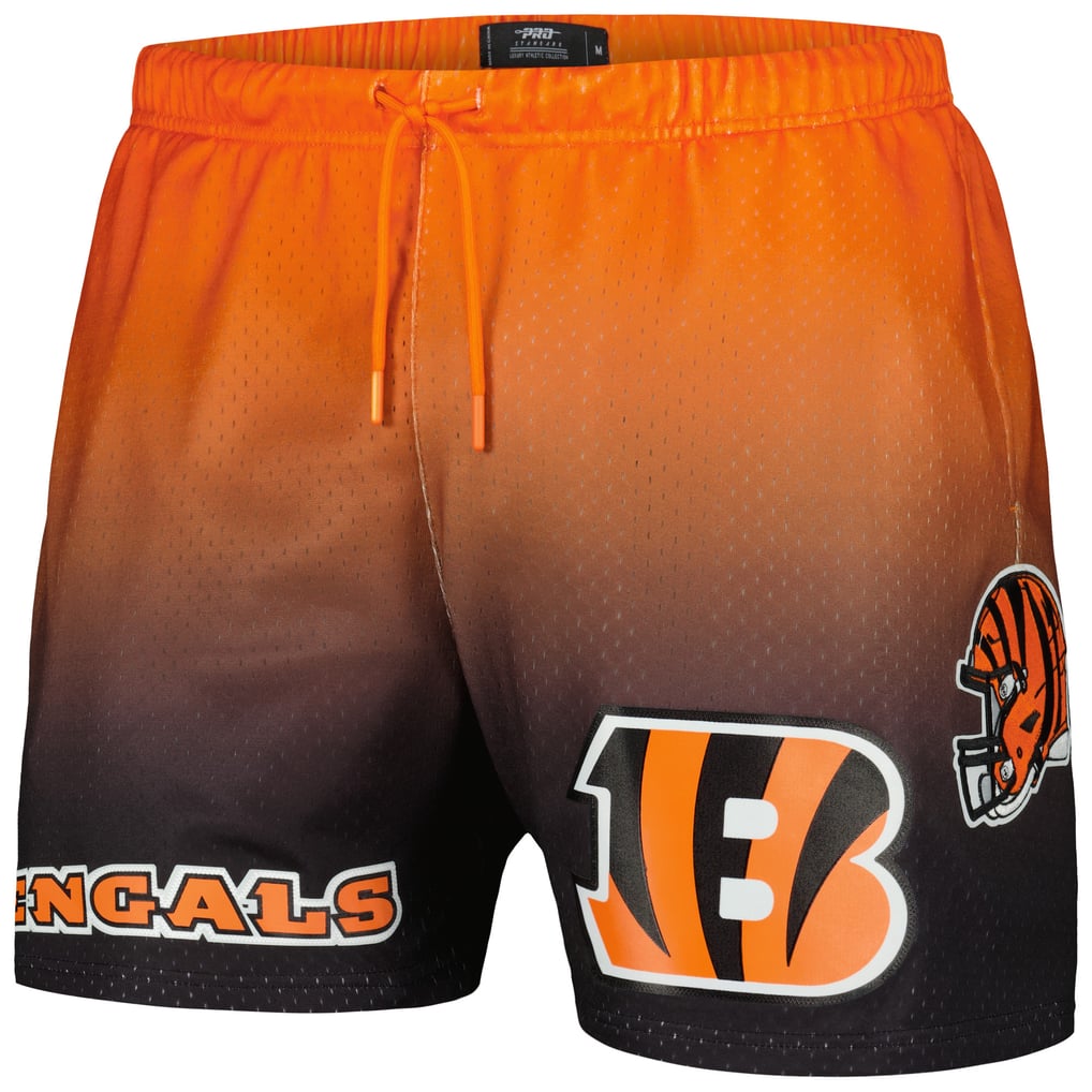 Cincinnati Bengals Pro Standard Ombre Mesh Shorts - Black/Orange