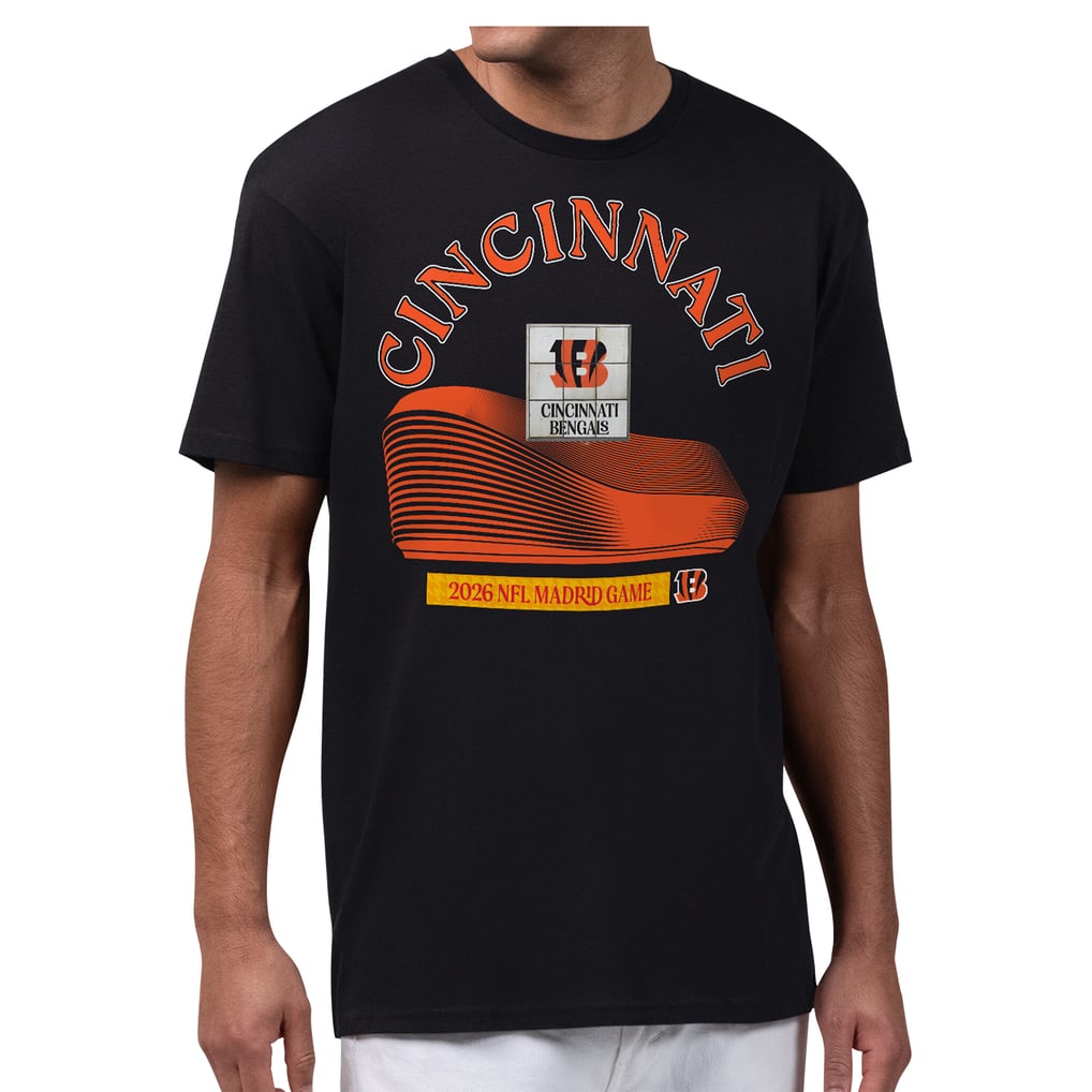 Men's Starter Black Cincinnati Bengals 2026 NFL Madrid Game Stadium ...