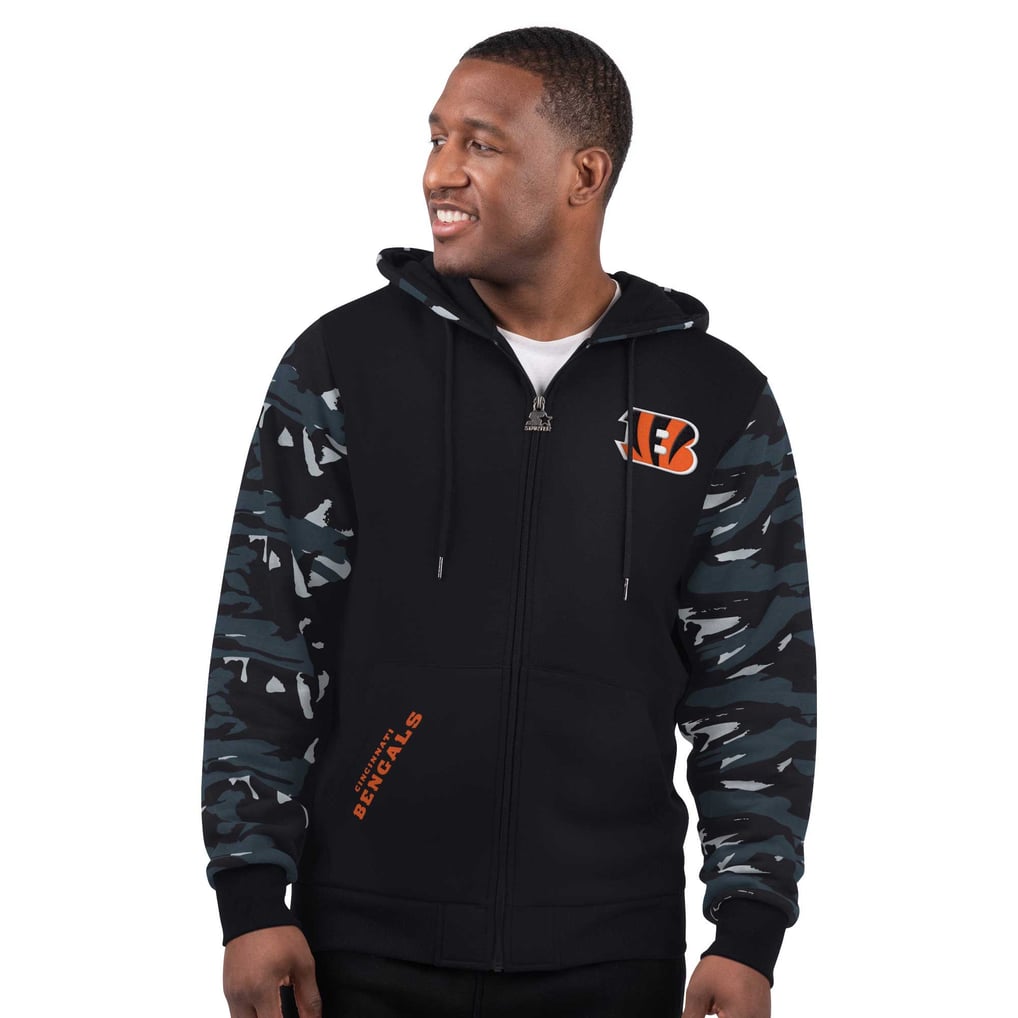 Cincinnati Bengals Starter Thursday Night Gridiron Full-Zip Hoodie - Black