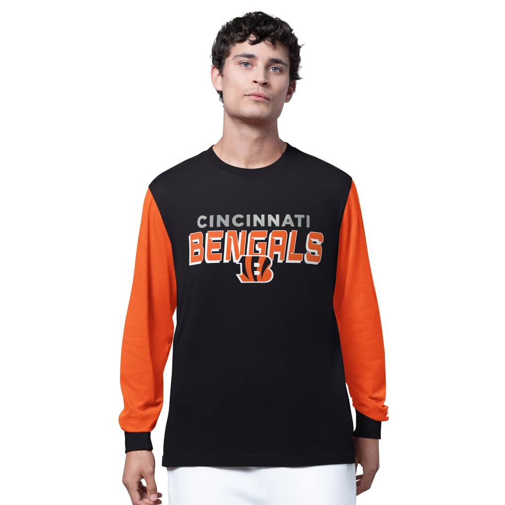 Cincinnati Bengals Starter Thursday Night Gridiron Long Sleeve T-Shirt- Black