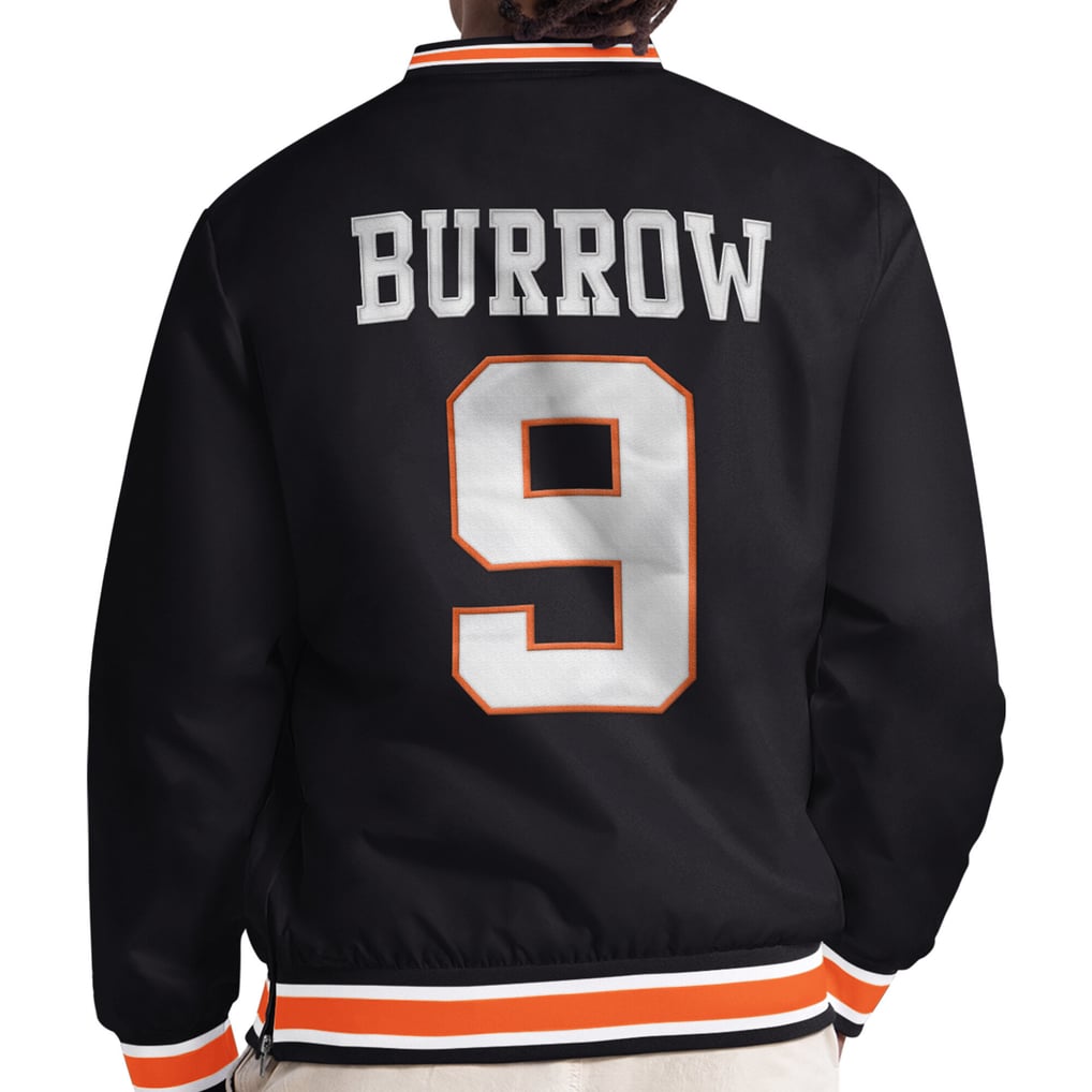 Joe Burrow Cincinnati Bengals Starter Player Layer V-Neck Pullover - Black