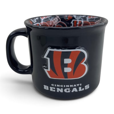 Cincinnati Bengals Pegasus 17oz. 3-D Inside Out Mashup Ceramic Mug
