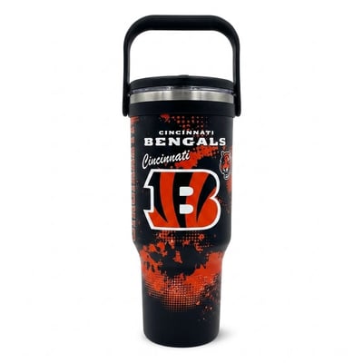 Cincinnati Bengals Pegasus 40oz. Conference Commotion Stainless Steel ProCarry Tumbler