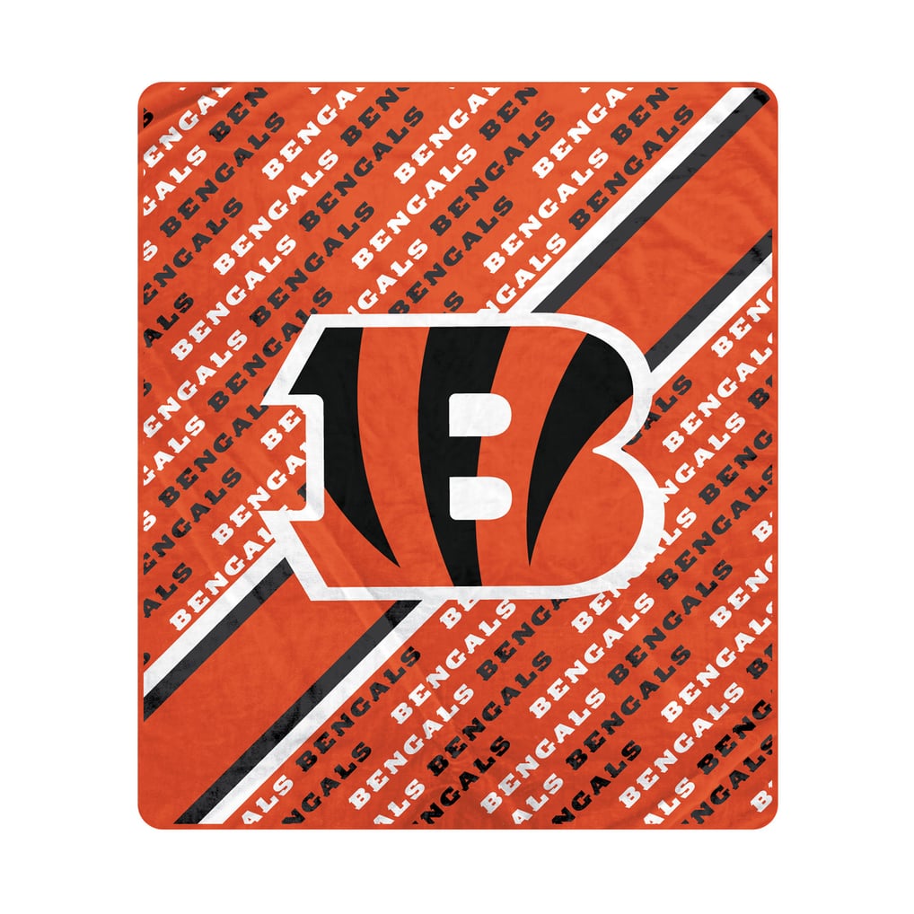 Cincinnati Bengals Pegasus 60" x 70" Diagonal Lined Wordmark Ultra Soft Blanket