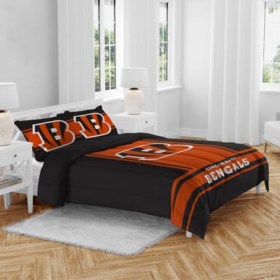 Cincinnati Bengals Pegasus MVP Ultra Comfort Full/Queen Bed In a Bag