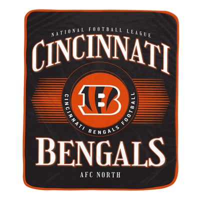 Cincinnati Bengals Pegasus Spotlight Arch 60" x 70" Ultra Soft Throw Blanket