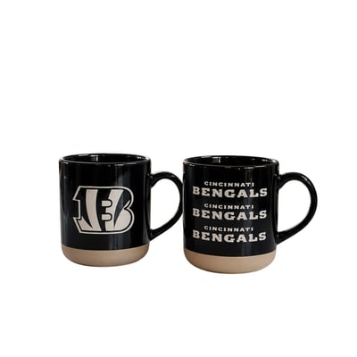 Cincinnati Bengals Pegasus Two-Piece 14oz. Echo Logo Ceramic Mug Set