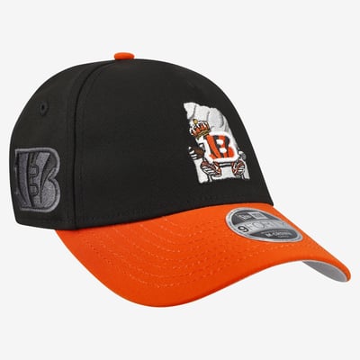 Cincinnati Bengals New Era Preschool Cartoon 9FORTY M-Crown A-Frame Adjustable Hat - Black

