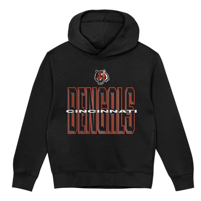 Cincinnati Bengals Outerstuff Preschool Field General Fleece Hoodie - Black