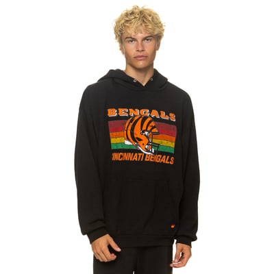 Cincinnati Bengals Aviator Nation Unisex Relaxed Tri-Blend Hoodie - Black
