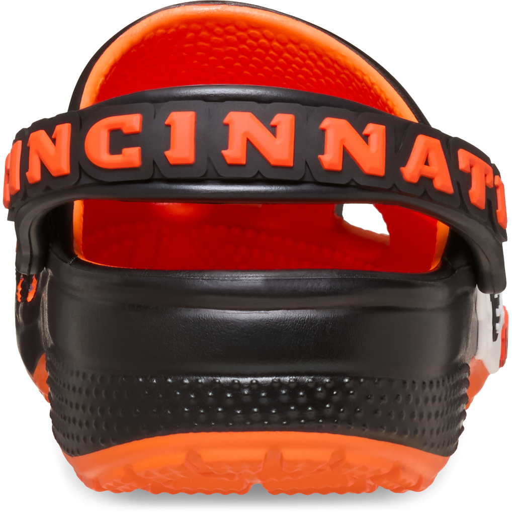  Cincinnati Bengals Crocs Unisex Classic Clog - Black