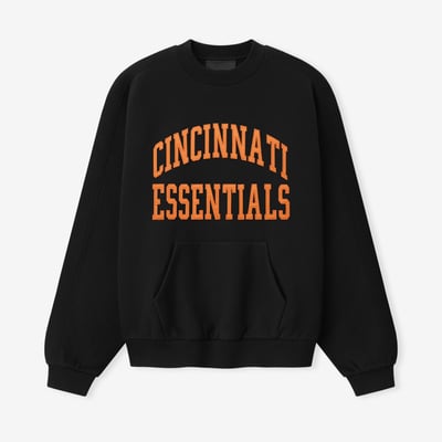 Cincinnati Bengals Fear of God x NFL Unisex 90s Relaxed Sweatshirt - Black