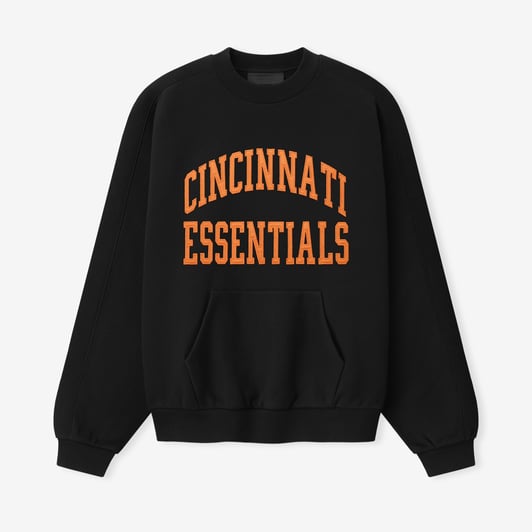 Cincinnati Bengals Fear of God x NFL Unisex 90s Relaxed Sweatshirt - Black
