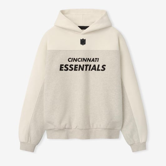 Cincinnati Bengals Fear of God x NFL Unisex 90s Relaxed Hoodie - Heather Gray