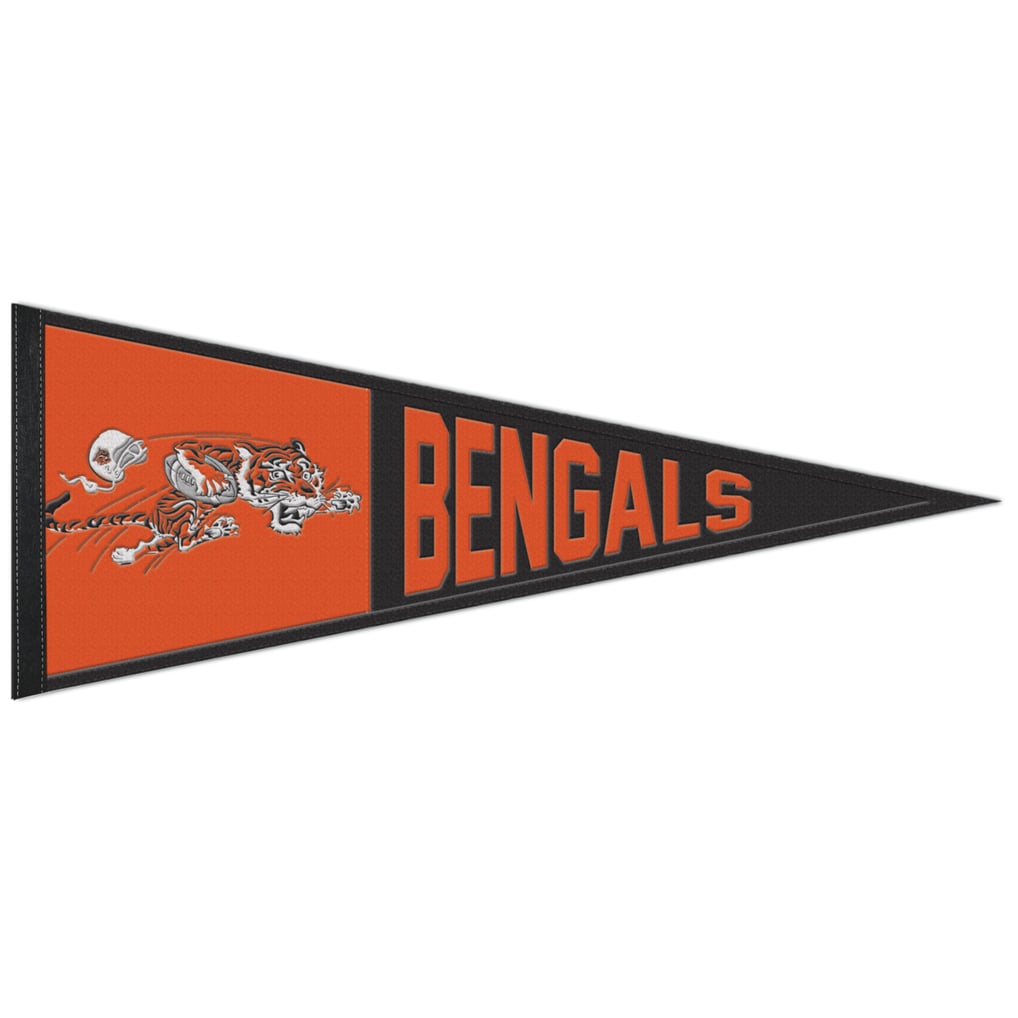 Cincinnati Bengals WinCraft 13" x 32" Retro Logo Pennant