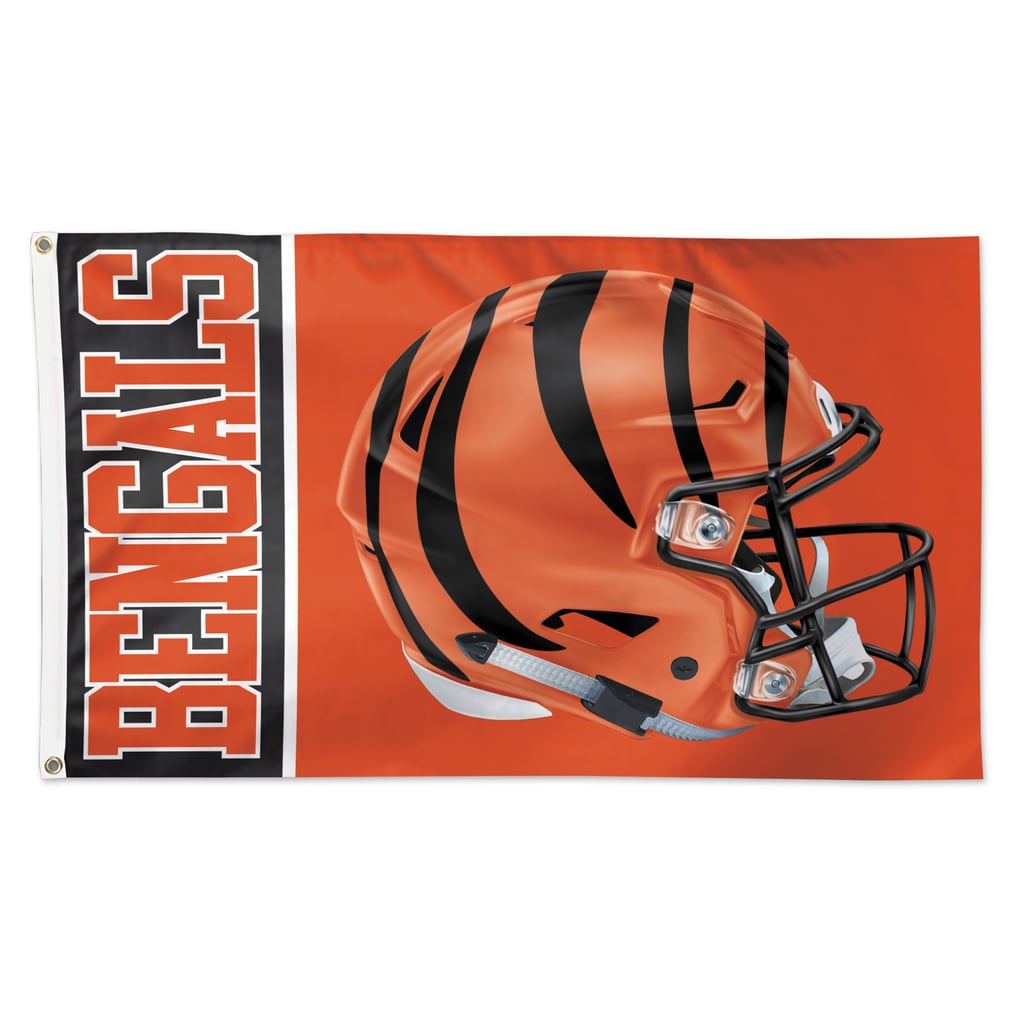 Cincinnati Bengals WinCraft 3' x 5' Helmet Deluxe Single-Sided Flag