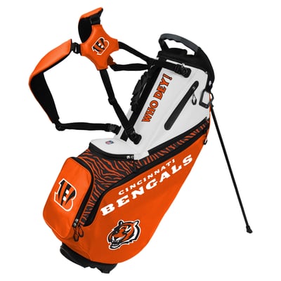 Cincinnati Bengals WinCraft Back Nine Stand Golf Bag