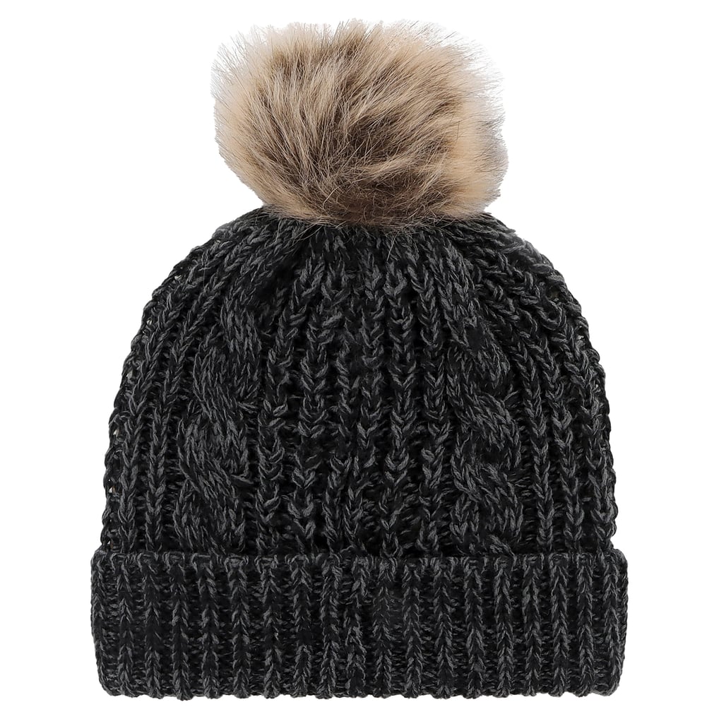 Cincinnati Bengals '47 Women's Meeko Cuffed Knit Hat with Pom - Black