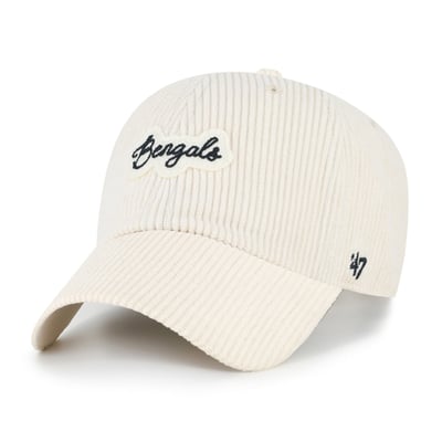 Cincinnati Bengals '47 Women's Rope Script Clean Up Adjustable Hat - Natural