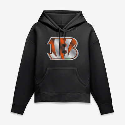 Cincinnati Bengals Women's Forged Mascot Hoodie - Black