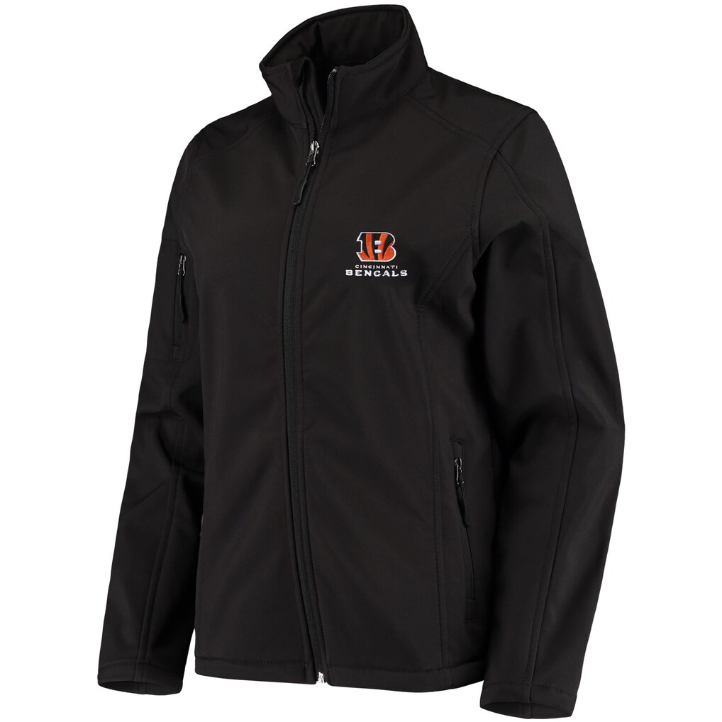 Cincinnati Bengals Women's Full-Zip Sonoma Softshell Jacket - Black