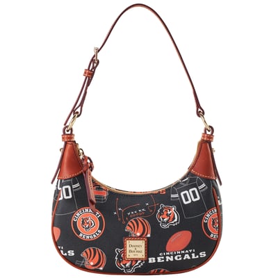 Cincinnati Bengals Dooney & Bourke Women's Slouchy Shoulder Bag