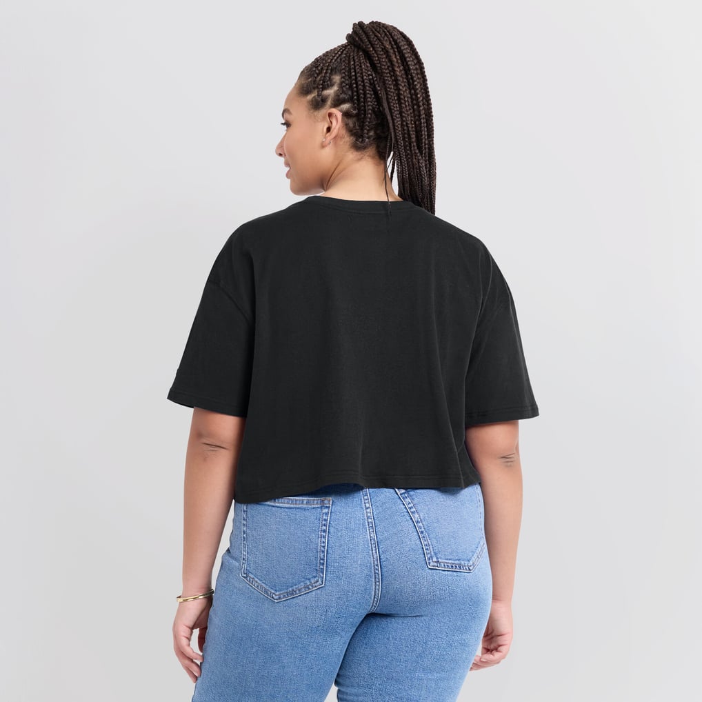 Cincinnati Bengals Fanatics Women's Elements Super Soft Boxy Cropped T-Shirt - Black