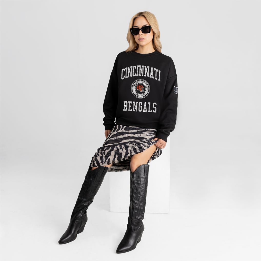 Women's Gameday Couture Black Cincinnati Bengals Fierce Flow Black ...