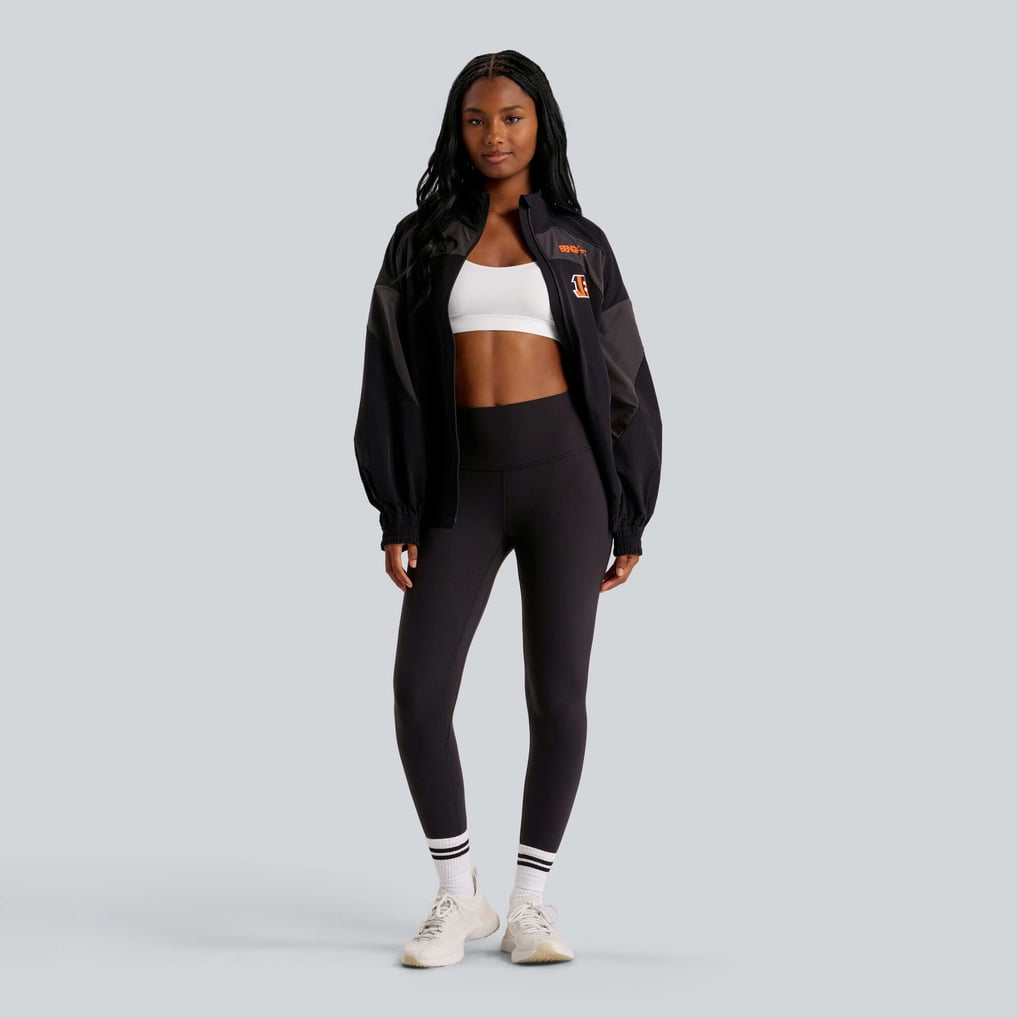Cincinnati Bengals lululemon Women's Ventilated Oversized Track Jacket - Black
