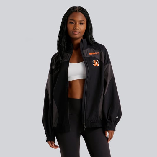 Cincinnati Bengals lululemon Women's Ventilated Oversized Track Jacket - Black