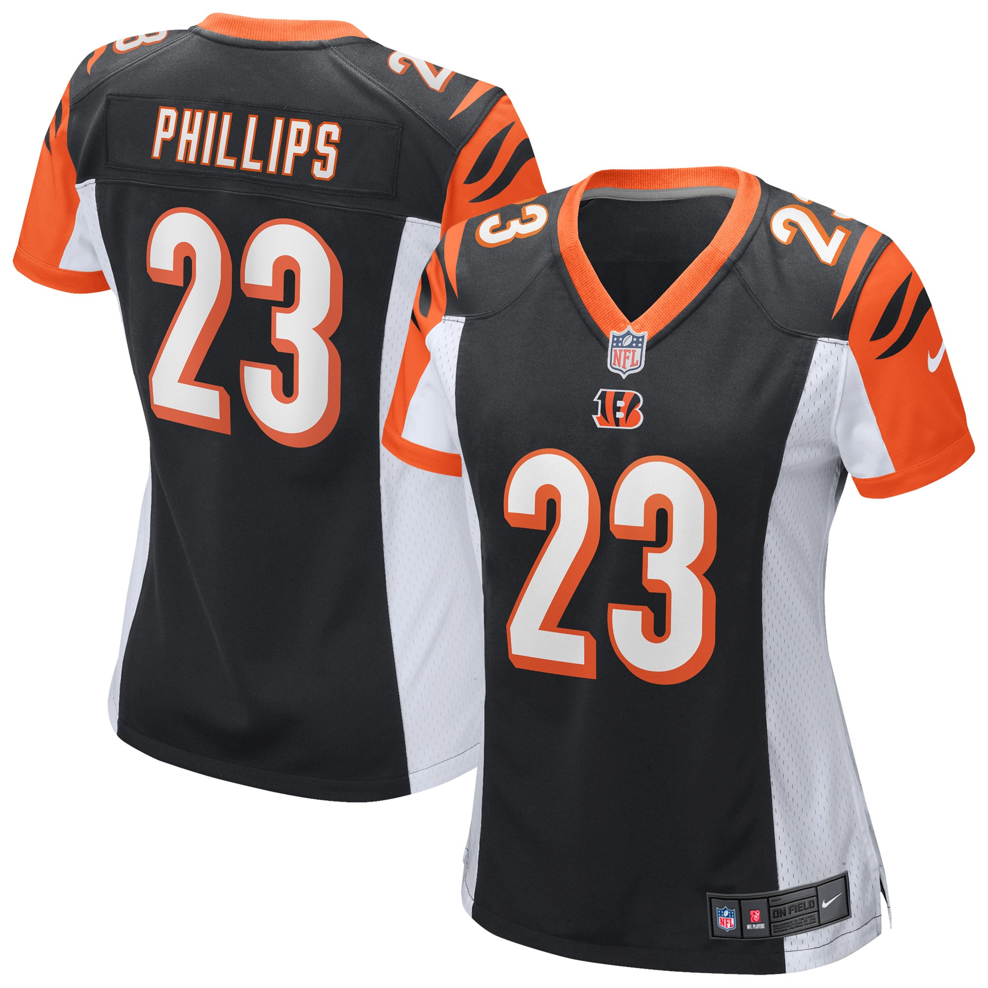Women's Nike Darius Phillips Black Cincinnati Bengals Player Game