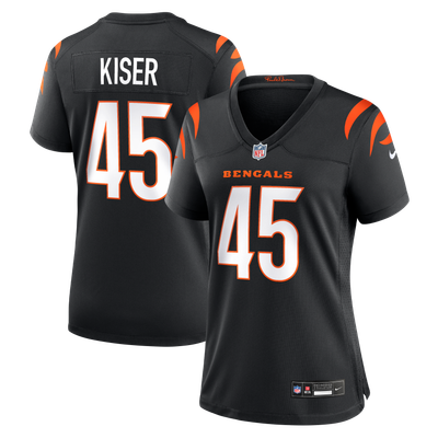 Jack Kiser Cincinnati Bengals Nike Women's Team Game Jersey - Black