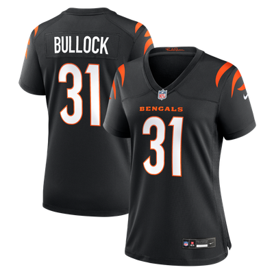 Kentrel Bullock Cincinnati Bengals Nike Women's Team Game Jersey - Black