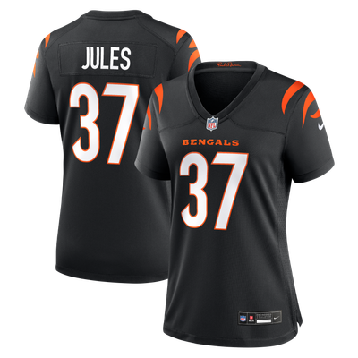 P.J. Jules Cincinnati Bengals Nike Women's Team Game Jersey - Black