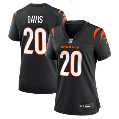 Tacario Davis Cincinnati Bengals Nike Women's Team Game Jersey - Black