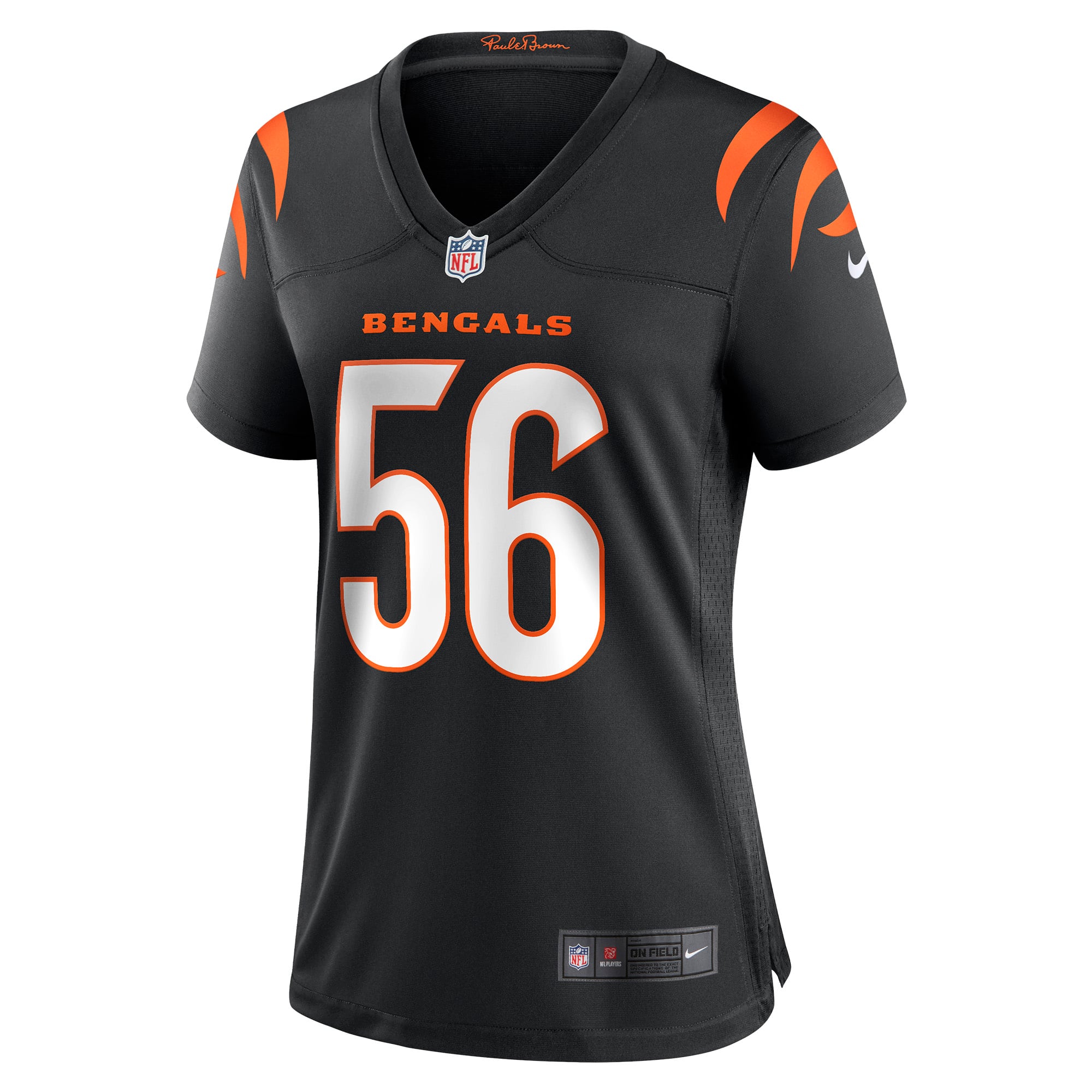 Women's Nike Wyatt Hubert Black Cincinnati Bengals Game Jersey
