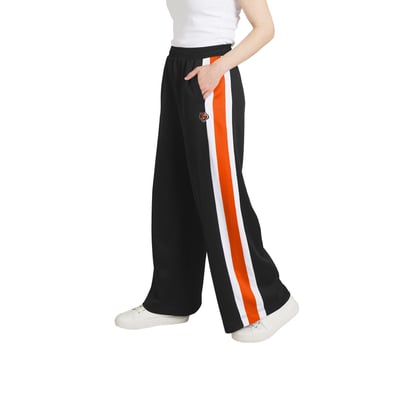  Cincinnati Bengals WEAR by Erin Andrews Women's Stripe Track Pants - Black