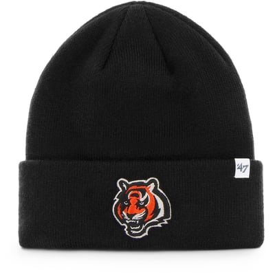 Cincinnati Bengals '47 Youth Basic Cuffed Knit Hat - Black