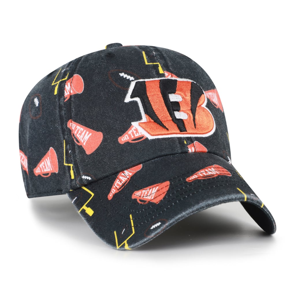  Cincinnati Bengals '47 Youth Stomping Ground Clean Up Adjustable Hat - Black