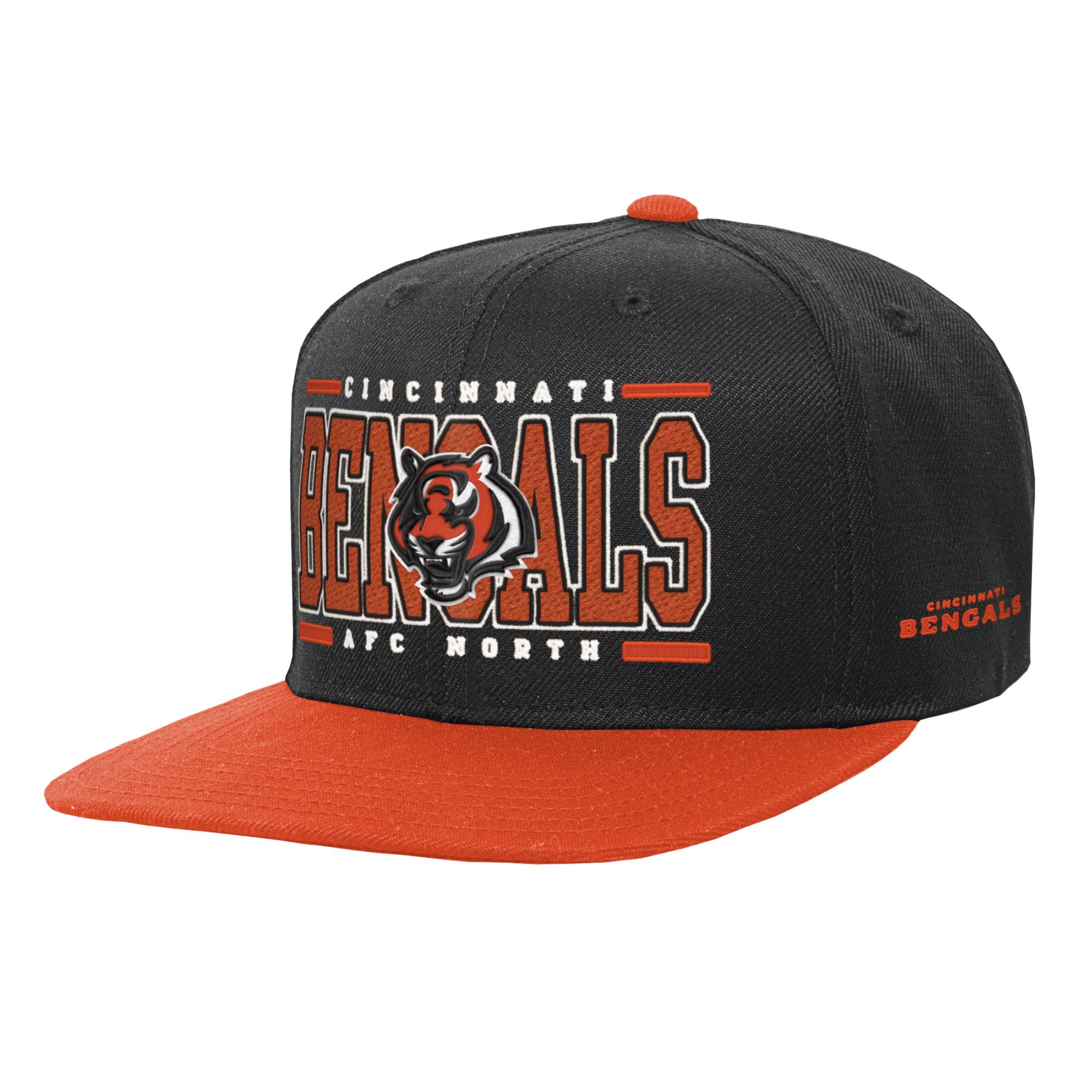 Casquette Snapback New Era Cincinnati Bengals NFL - Vintage Deadstock Années 80 - Noire OSFA