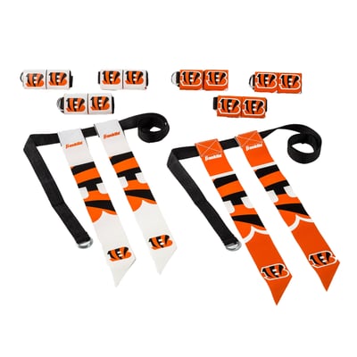 Cincinnati Bengals Franklin Sports Youth NFL Flag Football Set
