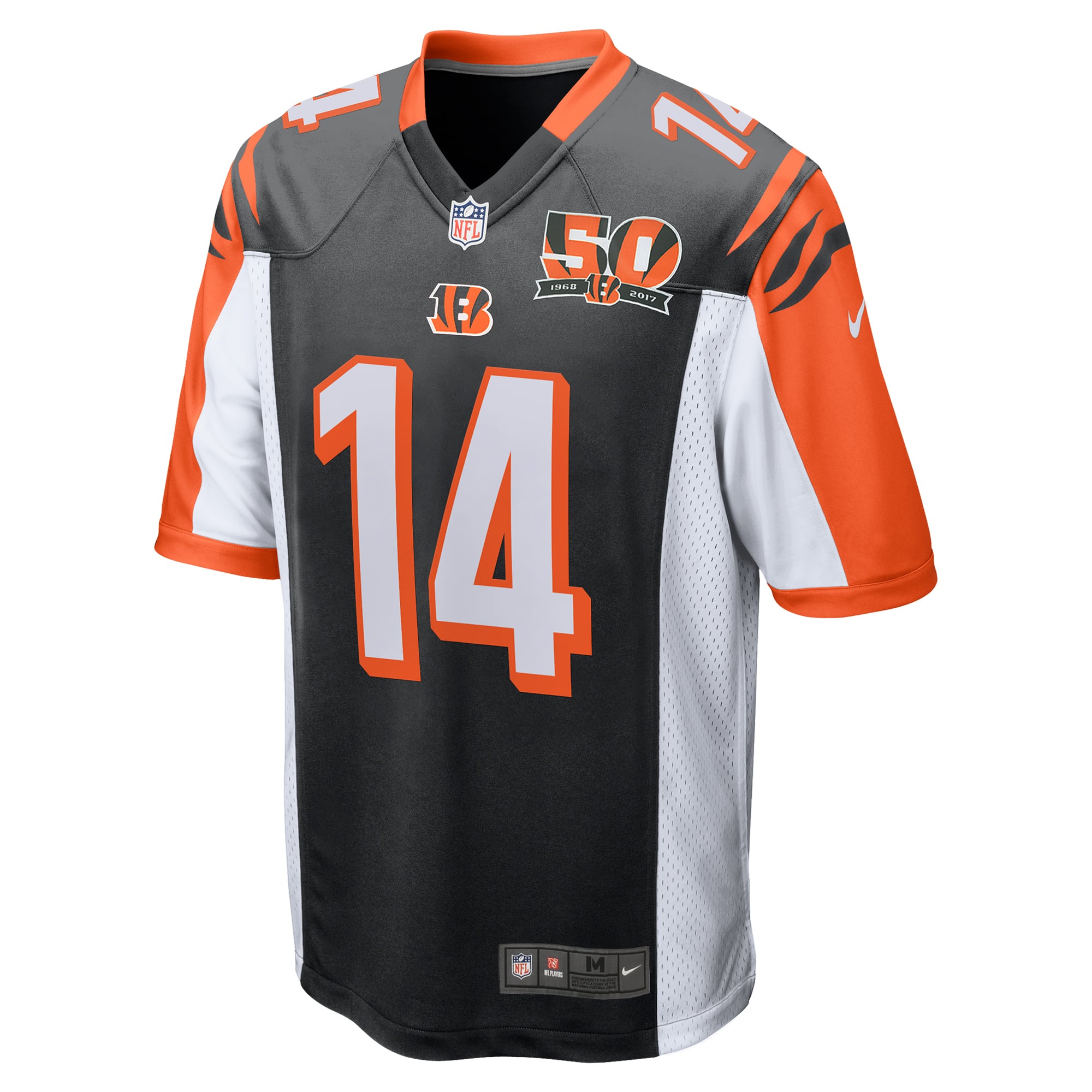 Youth Nike Andy Dalton Black Cincinnati Bengals 50th Anniversary