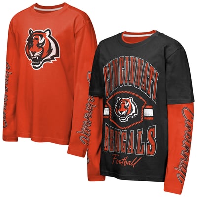 Cincinnati Bengals Outerstuff Youth Motion Combo Set - Black/Orange