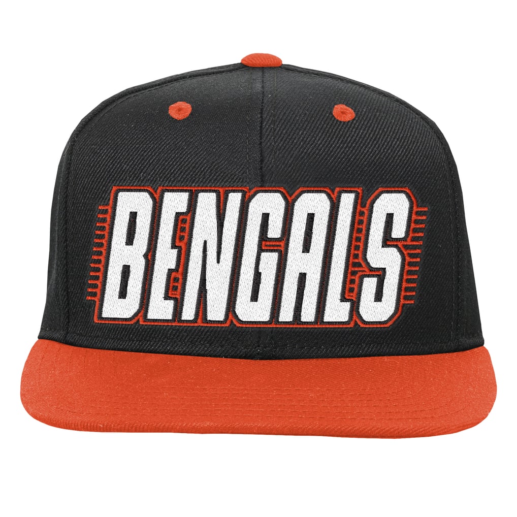 Cincinnati Bengals Outerstuff Youth Snapback Hat - Black/Orange