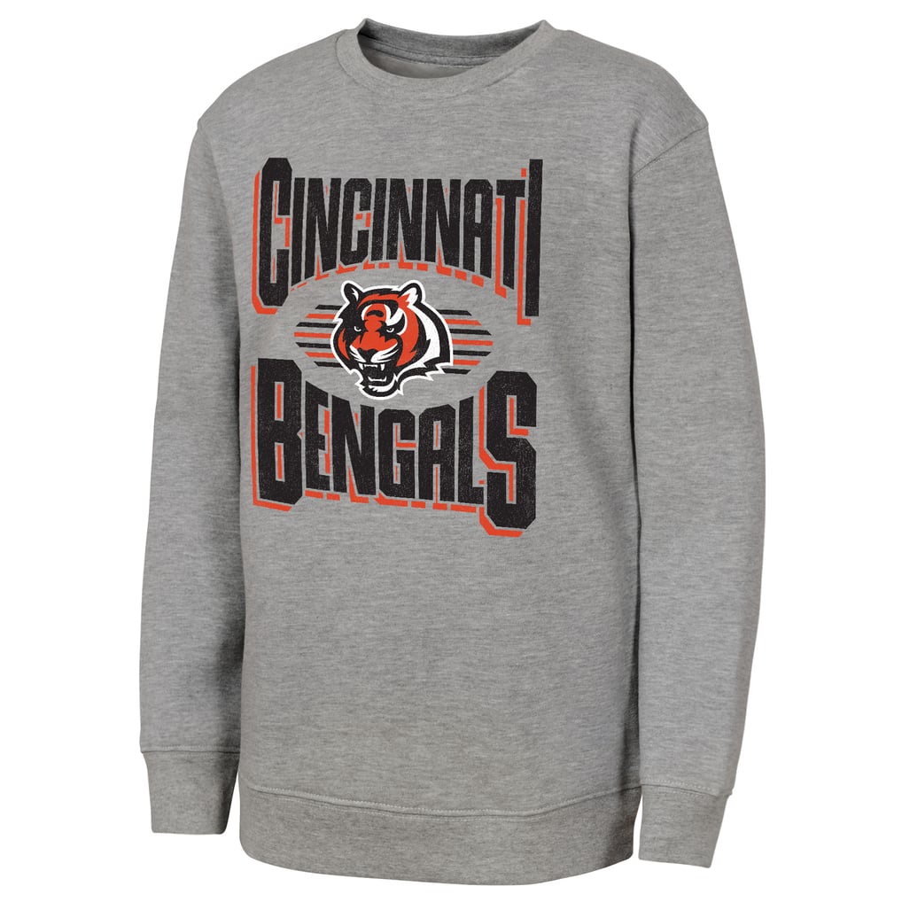 Cincinnati Bengals Outerstuff Youth Jet Stream Sweatshirt - Gray