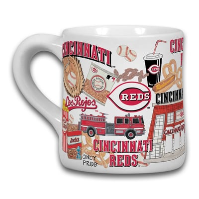  Cincinnati Reds Icon 20oz. Ceramic Icon Mug