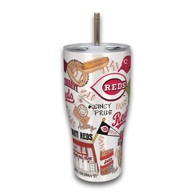  Cincinnati Reds Stainless Steel 30oz. Icon Tumbler