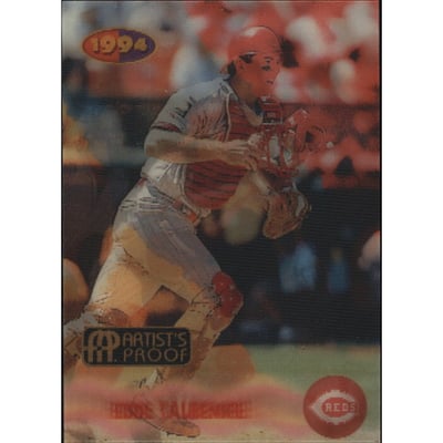 1994 Sportflics Rookie/Traded Artist's Proofs #19 Eddie Taubensee
