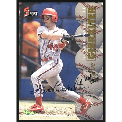 1995 Classic Five Sport Autographs Numbered #118 Steve Gibralter/225