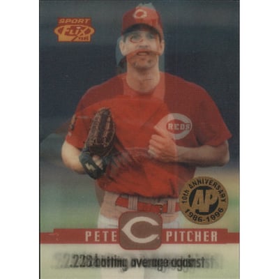 1996 Sportflix Artist's Proofs #86 Pete Schourek